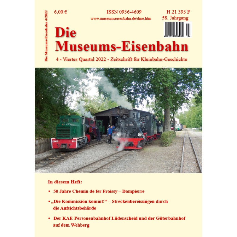 Die Museums-Eisenbahn 4 - Viertes Quartal 2022